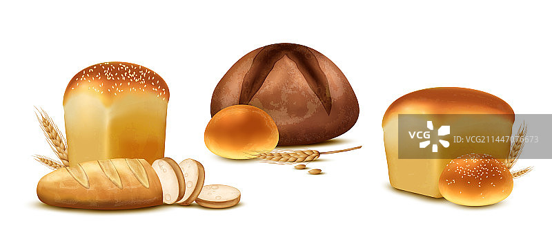 烘焙食品组合图片素材