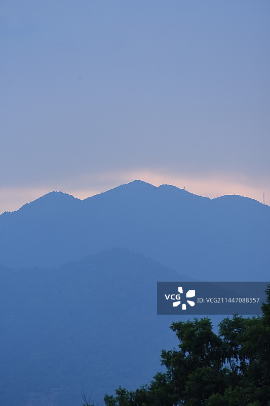 福州日落图片素材