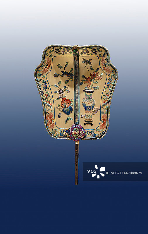 中国古代扇子工艺品，折扇，团扇，图片素材