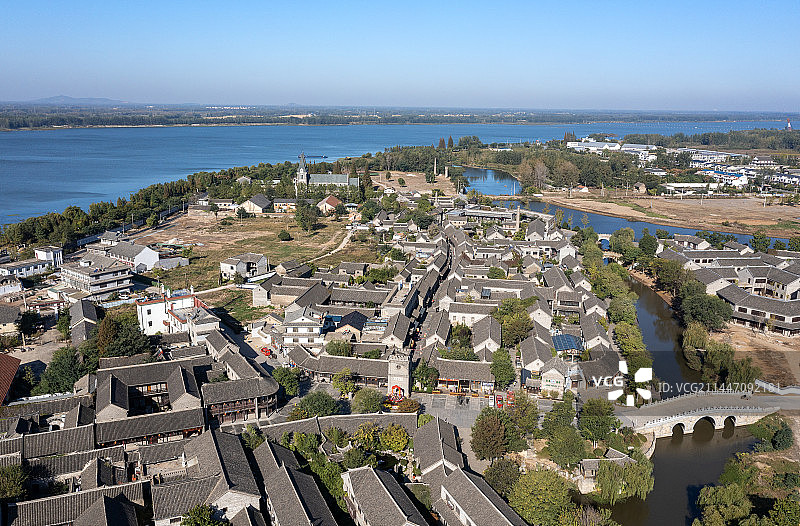 江苏新沂窑湾古镇风光图片素材