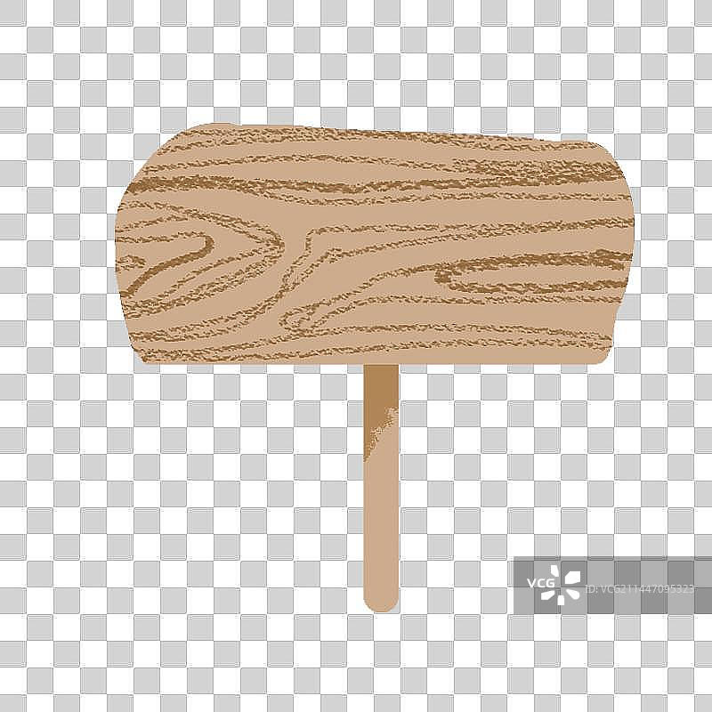 手绘木牌图片素材