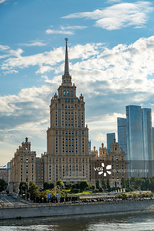 莫斯科“七姐妹”-乌克兰宾馆图片素材