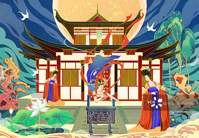 国潮-大唐盛世图片素材