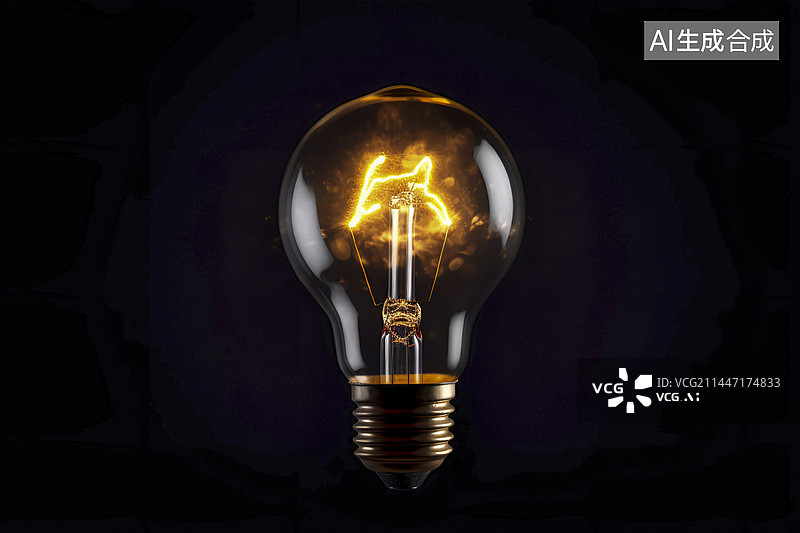 【AI数字艺术】光电效应概念图图片素材