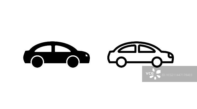 轿车图标图片素材