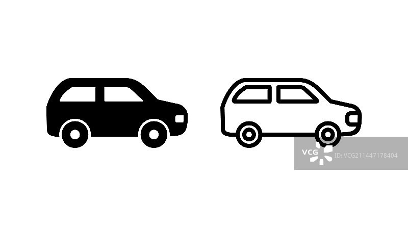 轿车图标图片素材