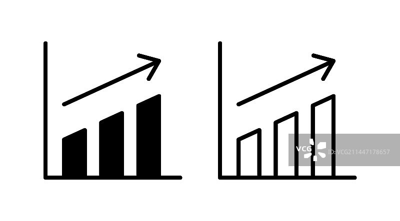 增长图表图标图片素材