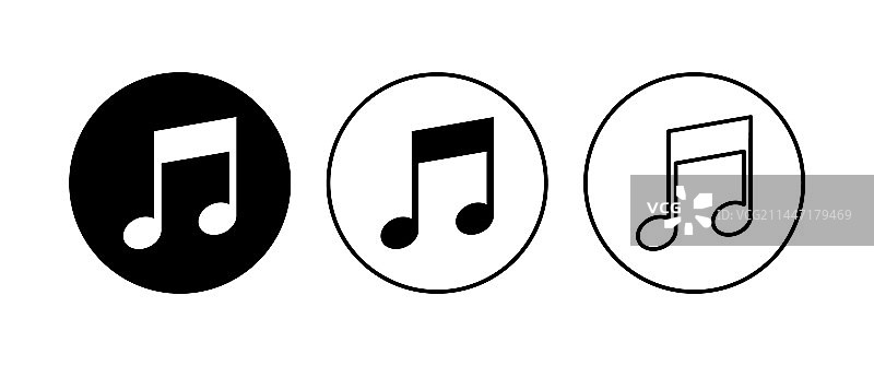音符音乐图标合集图片素材
