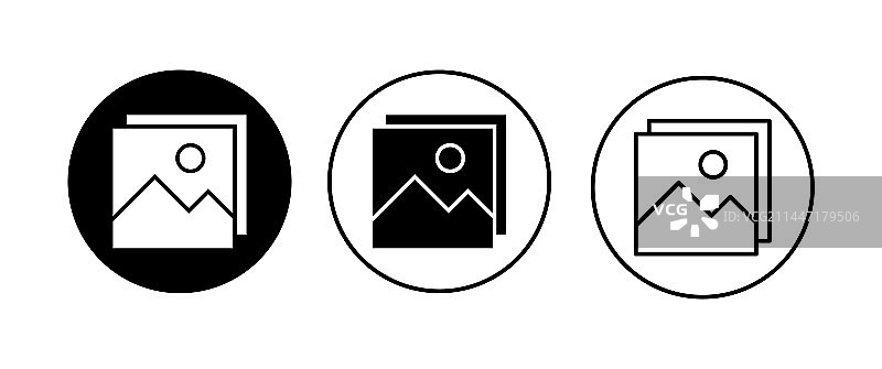 图片图标集照片库图标符号图片素材