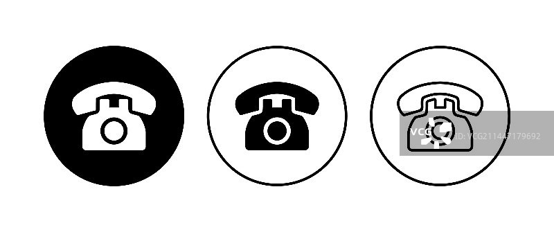 电话图标合集图片素材