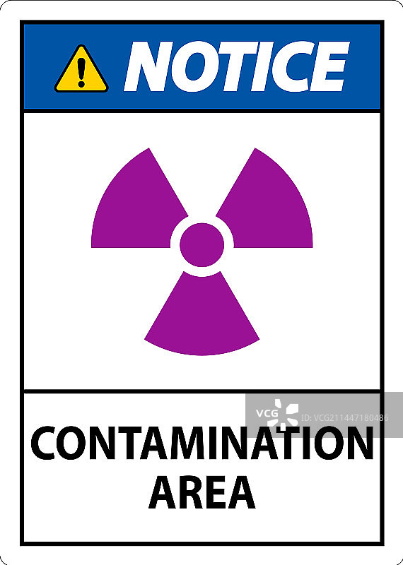 放射性物质警告标志图片素材
