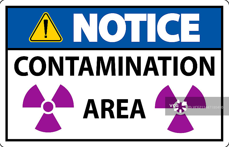 放射性物质警告标志图片素材