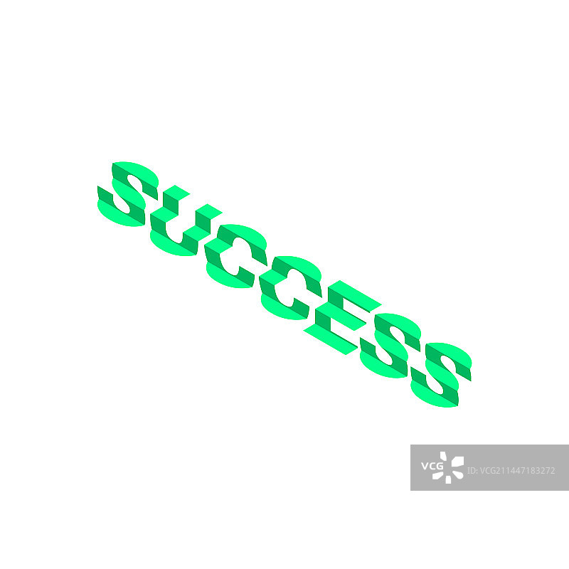 成功概念的现代设计元素图片素材