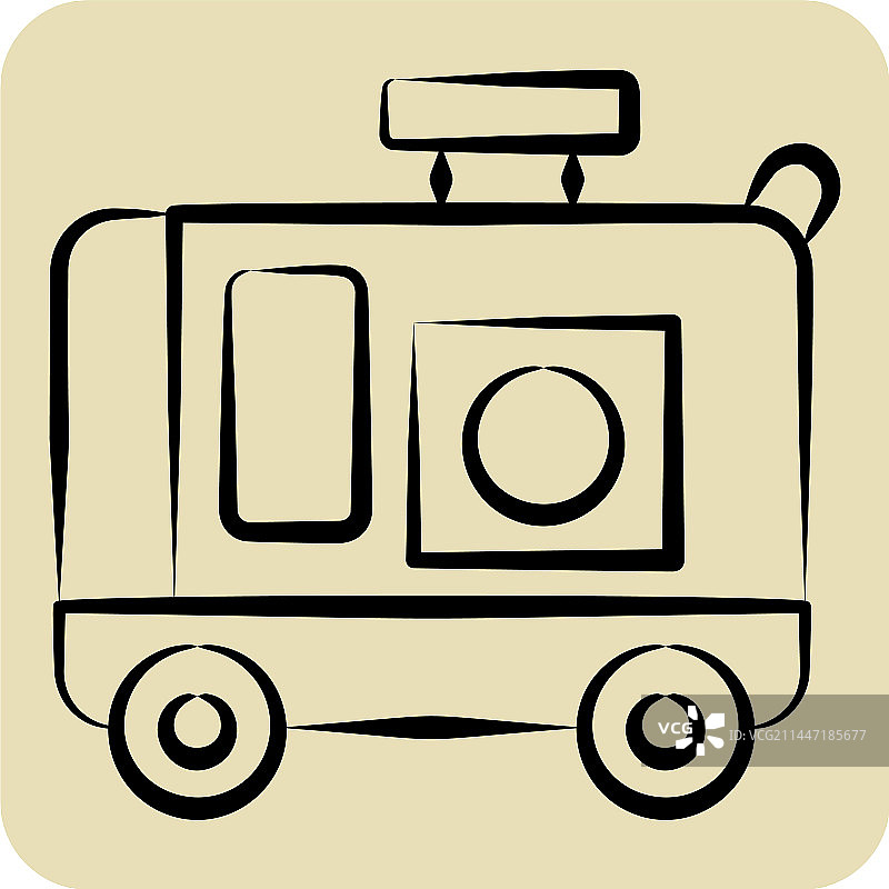 工程车辆相关图标生成器图片素材