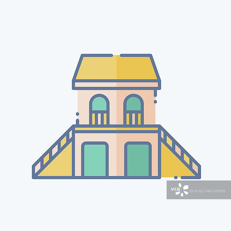 住宿相关招待所图标图片素材