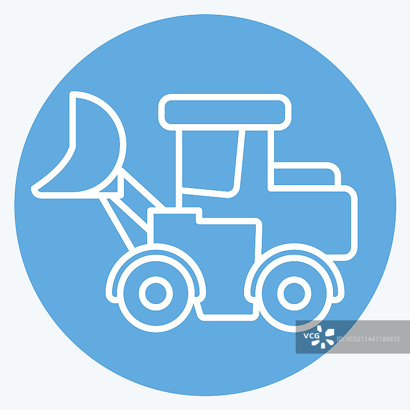 施工装载卡车图标图片素材