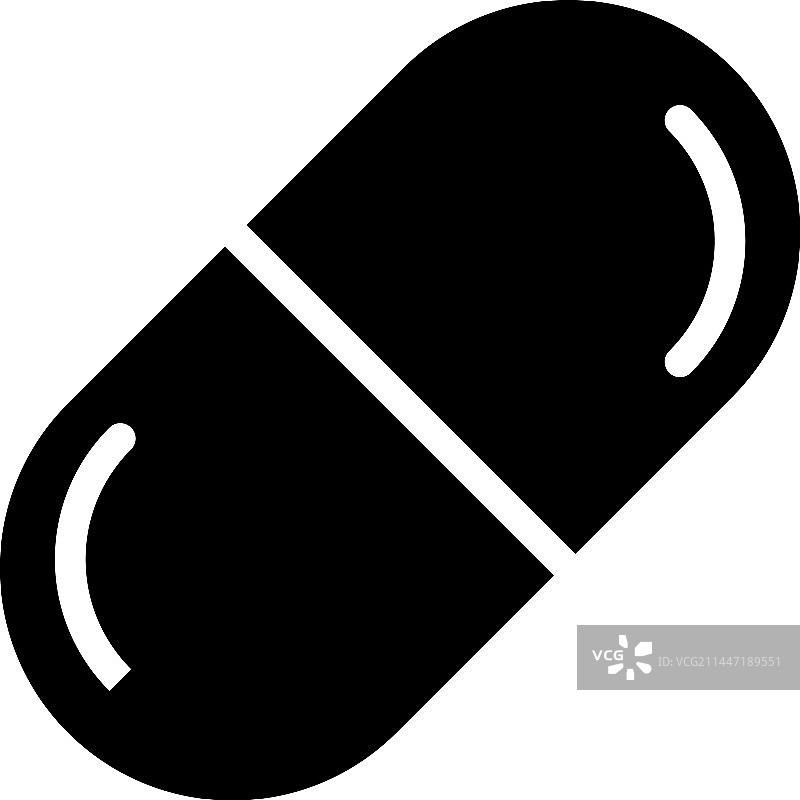 胶囊和药丸图标设计模板图片素材