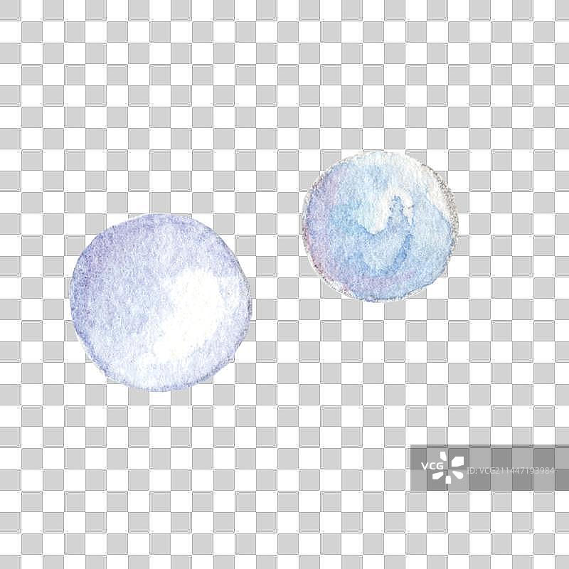 白色背景下的圆形水珠珍珠体元素图片素材