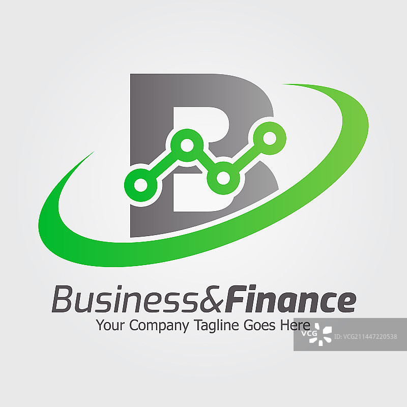 彩色字母B标志模板图片素材