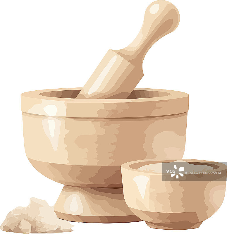 有机陶制研钵图片素材