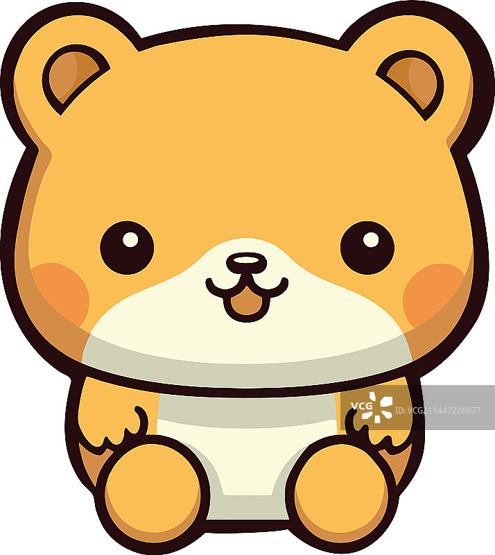 快乐的小狗吉祥物图片素材