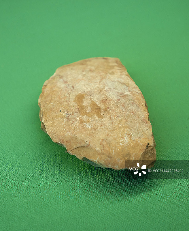 陕西博物馆里的石器图片素材