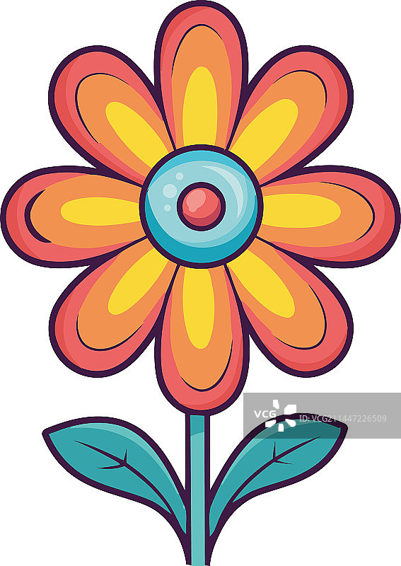 清新花卉设计图片素材