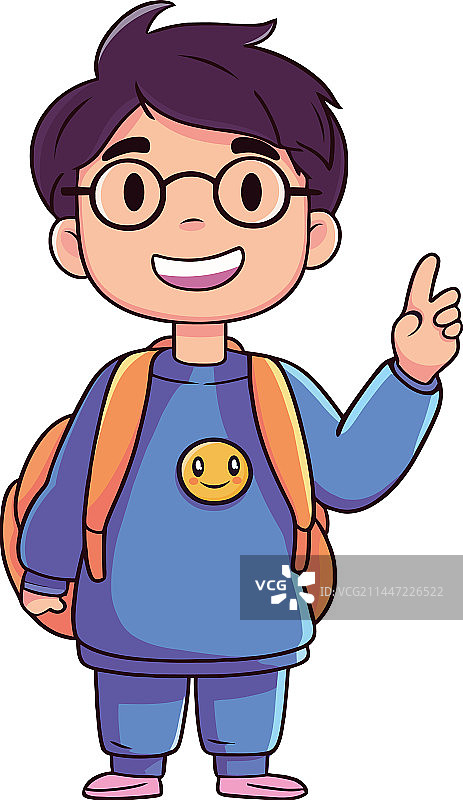 可爱的男孩设计图片素材