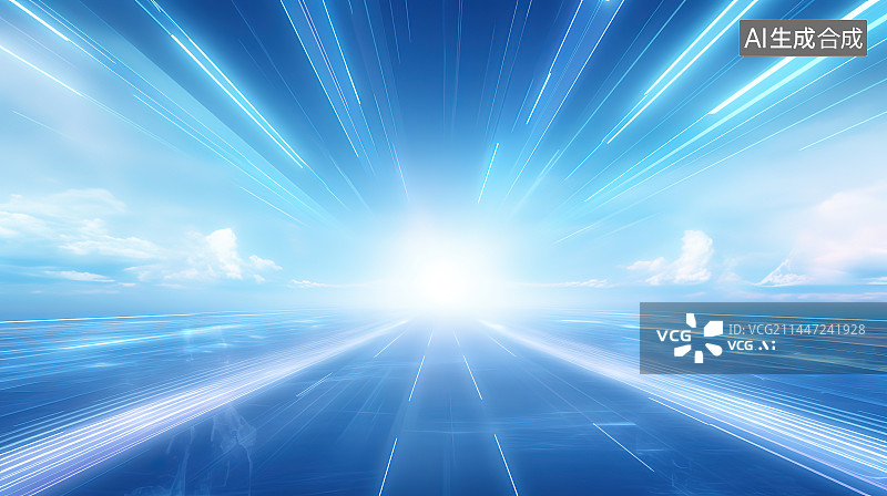 【AI数字艺术】城市科技概念图片素材