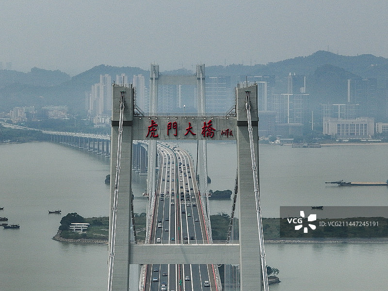 广东东莞鸦片战争虎门炮台海战博物馆航拍图片素材