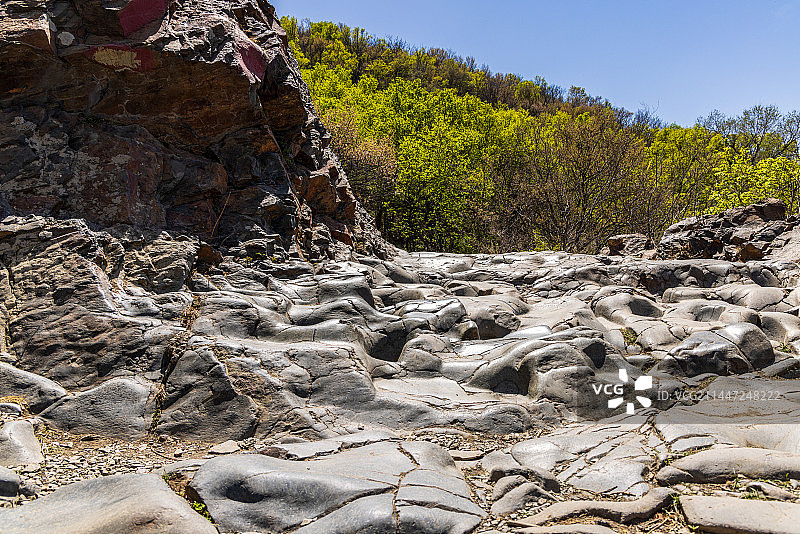 京西古道马蹄窝图片素材
