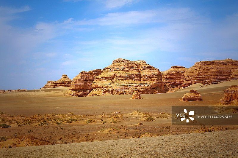 风蚀雅丹“魔鬼城”图片素材