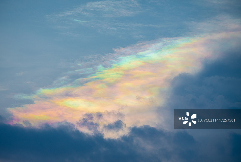 七彩祥云图片素材