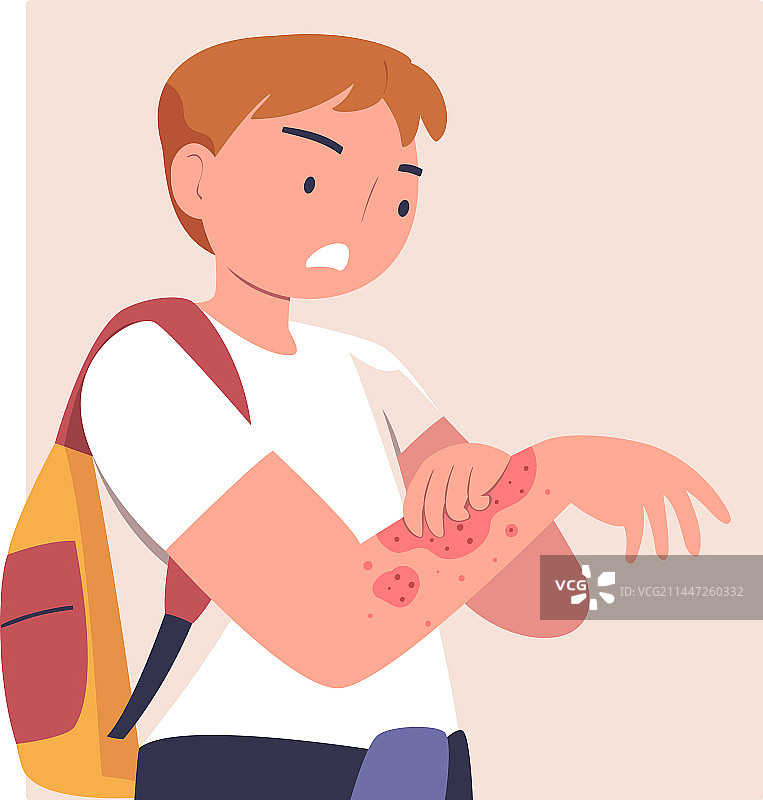 有皮肤问题的男人图片素材