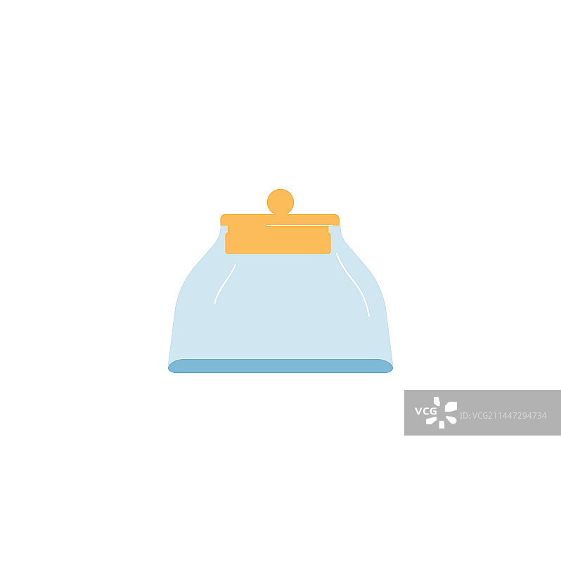 带木制或竹制盖的空玻璃罐图片素材