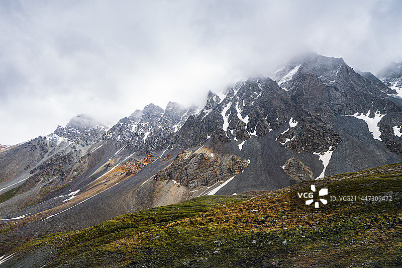 独库公路风光图片素材