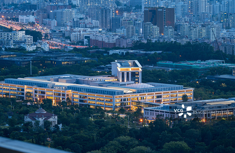 天安云谷俯瞰华为坂田基地G区图片素材