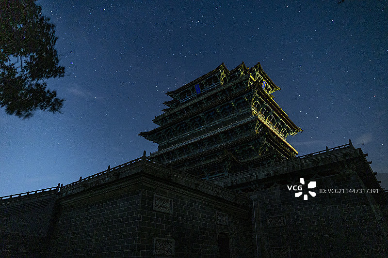 登鹳雀楼，瞰黄河入海流图片素材