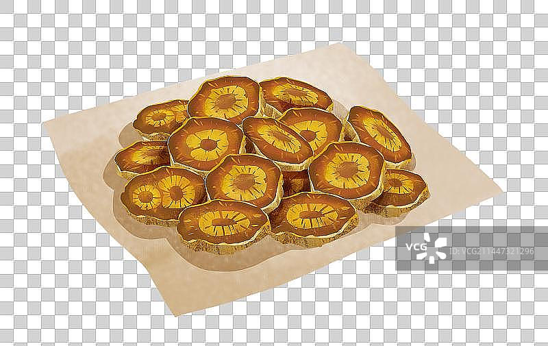 中国传统文化中草药药材之黄连图片素材