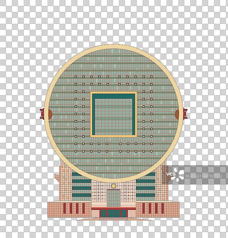 国风地标系列—沈阳方圆大厦图片素材
