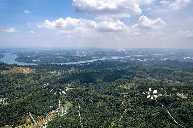 广西柳州螺狮粉小镇全景图片素材