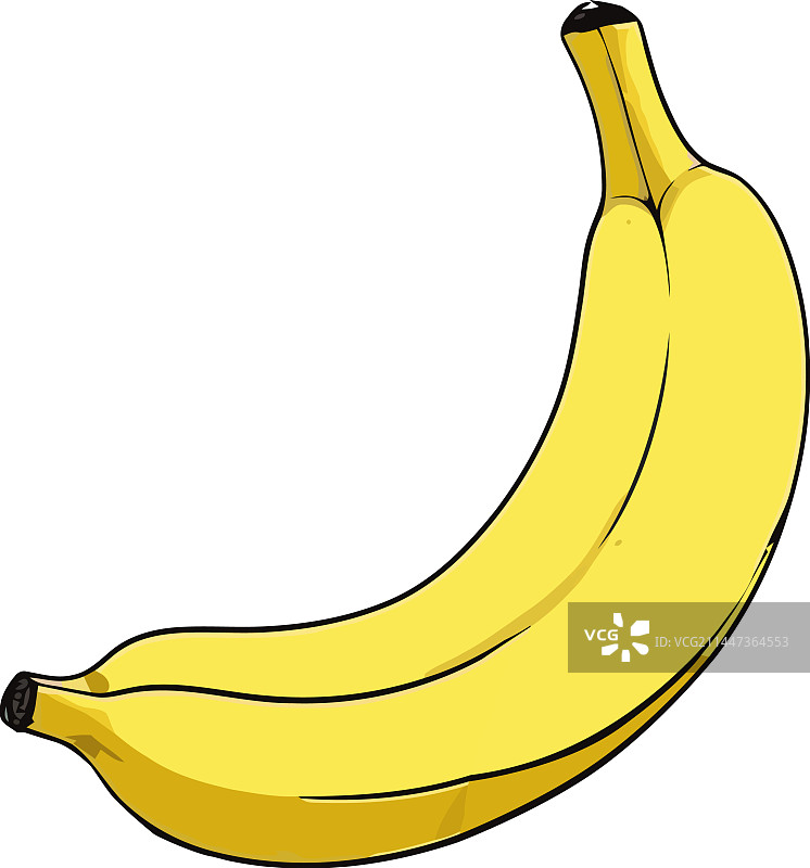 成熟的香蕉，健康的零食图片素材