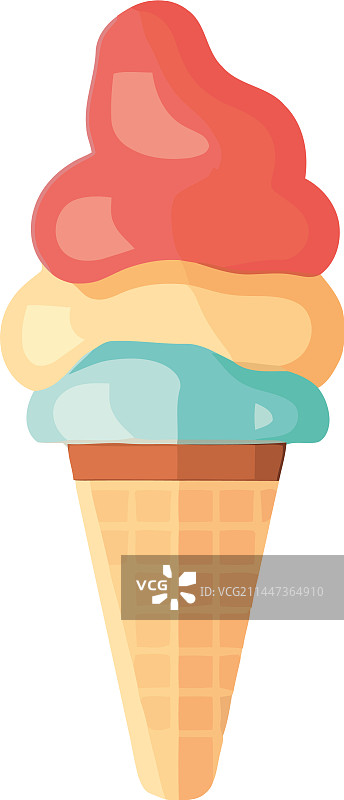 夏季冰淇淋圣代图片素材
