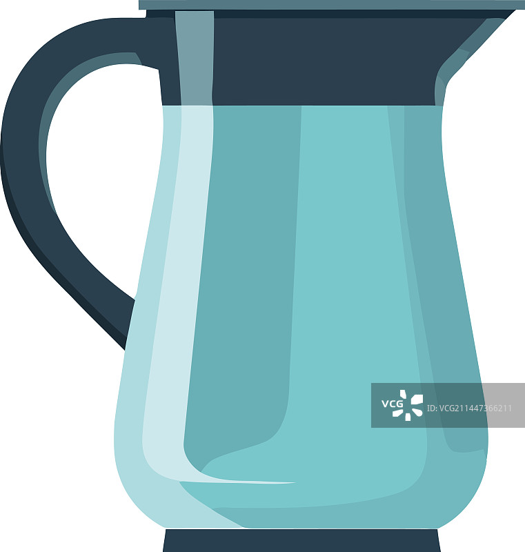 蓝色陶罐图片素材