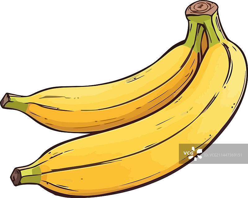 健康的成熟新鲜香蕉图片素材