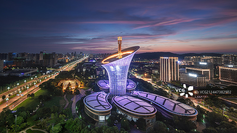 武汉未来科技城马蹄莲图片素材