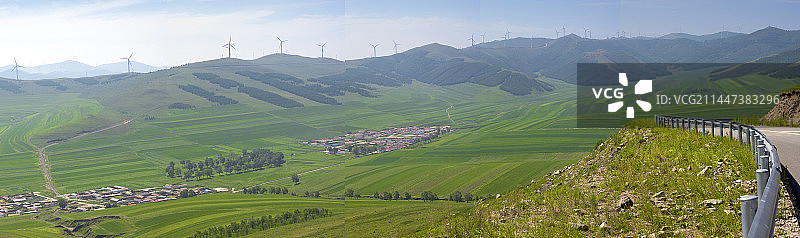 草原天路图片素材