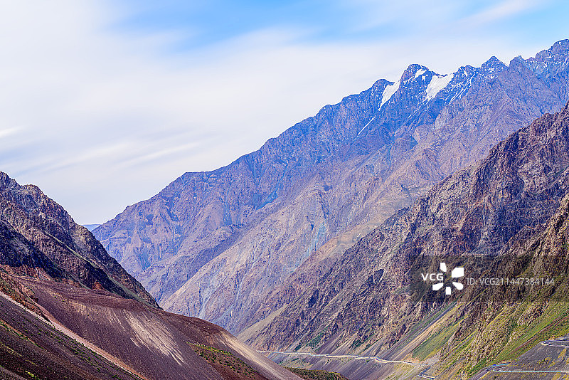 新疆独库公路之哈希勒根达坂图片素材