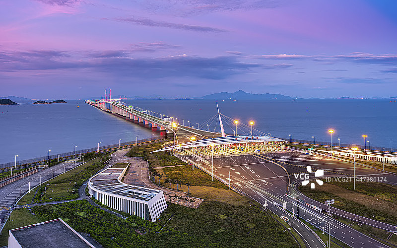 港珠澳大桥珠海公路口岸图片素材