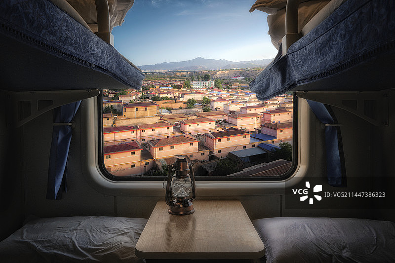 火车上的中国图片素材